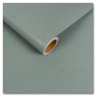 CRE8TIVE Hellgrün Klebefolie Holzoptik Selbstklebende Tapete Holzoptik Vintage Texturiert Folie für Möbel Tapete Schlafzimmer Klebefolie für Badezimmer Arbeitsplatte Folie Küche Schrank 30cm x 200cm