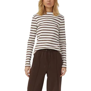 s.Oliver Geripptes Langarmshirt im Slim Fit