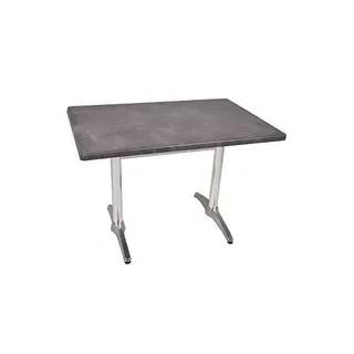 Garden Pleasure BRENTA Bistrotisch rechteckig Spanplatte dunkelgrau 110,0 x 70,0 x 74,0 cm, 1 St.