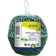 Tenax Gartengarn Grün 1000 g Durchmesser 2 mm, aus PVC zum Binden von Pflanzen, Gemüse und Blumen, Länge 240 m