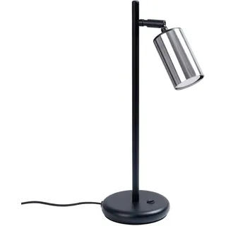 Tischlampe WINX schwarz/chrom 1xGU10 10W Stahl 44x15x13cm Sollux Lighting - Schwarz