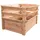 Hochbeet Premium 124 x 90,5 x 73 cm Weiß