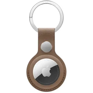 Apple AirTag Feingewebe Schlüsselanhänger Taupe