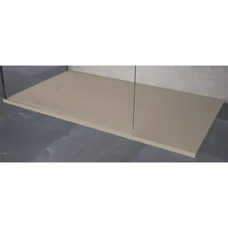 Novellini Novosolid Duschtasse Dünn Wirkung Pietra 120x80 H 3,5 CM Seil