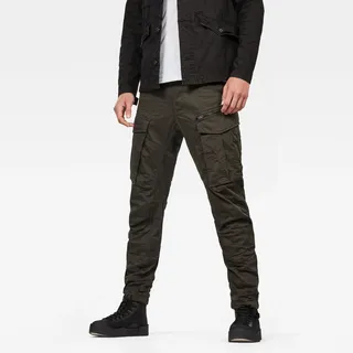 G-STAR Cargohose "Hose Rovic zip 3D regular tapered" im Tapered Fit, asfalt