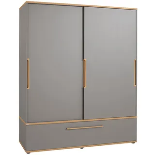 Paidi Schiebetürenschrank Stiene 164 x 200 x 62 cm Grau