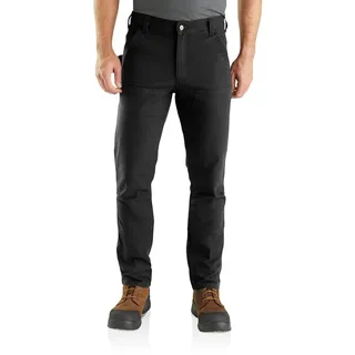 Carhartt Herren Rugged Flex® Straight Fit Duck mit verstärkter Vorderseite, Schwarz, W30/L30