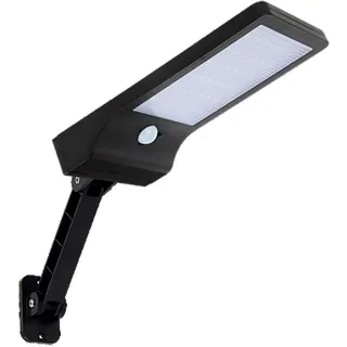 LUXULA Solarleuchte Kunststoff IP44 300 lm inkl. PIR-Sensor schwarz