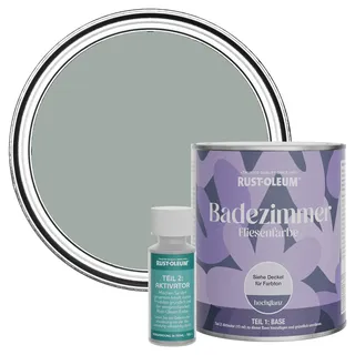 Rust-Oleum wasserfeste grau Fliesenfarbe für Badezimmer in Hochglanz Finish - Urban Grau 750ML