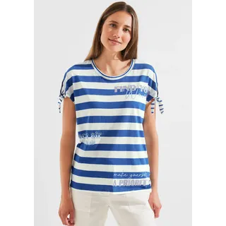 Cecil Kurzarmshirt, mit Schriftzügen Cecil blue sea XS (36)