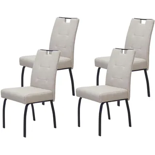Hela Esszimmerstuhl LINZ Polyester beige 4er Set
