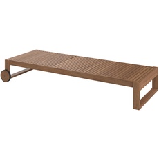 Ambia Garden GARTENLIEGE Teakfarben - 65.5x30x198 cm