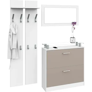 borchardt Möbel Garderoben-Set »Finn« Set, 3 Stk. tlg., weiß