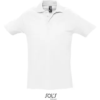 SOLs 11362 | Herren Poloshirt Spring II - Farbe: White - Größe: 4XL - Weiß