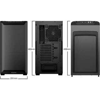 be quiet! PURE BASE 501 Airflow Black Midi Tower Schwarz
