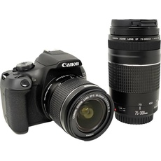 Canon EOS 2000D Kit (18 - 55 mm, 24.10 Mpx, APS-C / DX), Kamera, Schwarz