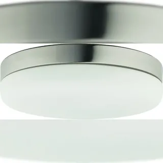 Licht-Erlebnisse Deckenlampe Glas matt Nickel