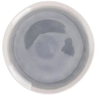 Villa d'Este Home Tivoli The Market B Obstteller aus Steinzeug, Grau mit elfenbeinfarbenem Rand, 6 Stück