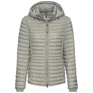 camel active Damen Leichte Steppjacke aus recyceltem Polyamid Salbei Grün, womenswear-38