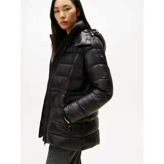 Tommy Hilfiger GLOSS HW DOWN WAIST REG COAT Schwarz 36