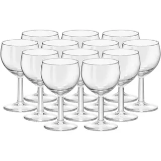 van Well Weinglas »Weingläser geeicht Ballon Profi 0,1 l 12er Set transparent«, farblos