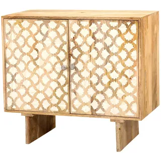 Moderne Kommode Sideboard Kommodenschrank Holz Highboard Komode Flur Boho Möbel