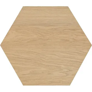 Designpaneel Hexagon Eiche Clear MDF Schwarz 50 cm x 50 cm 3 Stück