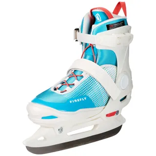 Firefly Unisex Jugend Flash IV Eishockeyschuhe, White/Turquoise/Red, 29