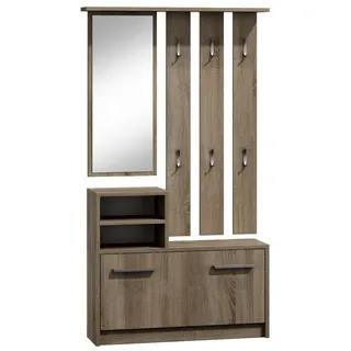 Topeshop GAR TRUFEL, Walnuss, 1 Tür(en), Drehtür, Modern - Braun