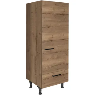 Nobilia Geräteumbauschrank Eiche dunkel 60 x 168 x 58 cm