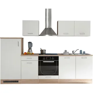 BASIC by Balculina Küchenzeile Andy 270 cm weiß