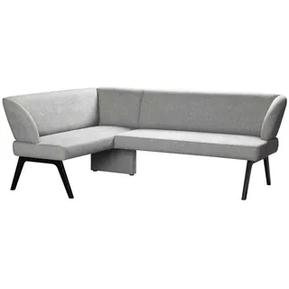 Home Affaire Eckbank »Aretha Küchenbank, Polsterbank, Esszimmerbank, Breite 215 cm« Moderne Bank in tollen Farben, Nosagfederung, anzahl Sitzplätze: 5, grau