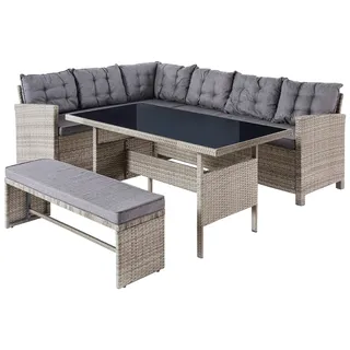 my Flair Gartenlounge-Set, (4 tlg.), grau