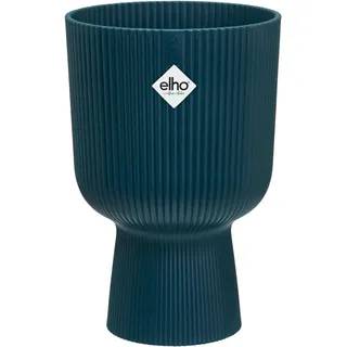 Elho Übertopf Vibes Fold Coupe 14 cm x 13,9 cm x 21 cm Blau