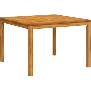 vidaXL Garten-Esstisch 110x110x75 cm Massivholz Akazie - Braun