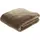 Premium Cashmere-Feeling Kuscheldecke 130 x 170 cm Taupe/Offwhite