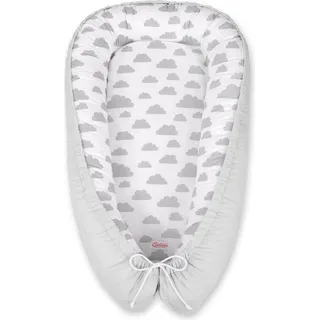 Babystreu – Kokon – mitwachsende & Öko-Ex-Baumwolle, sicherer Schlaf, doppelseitiges Design