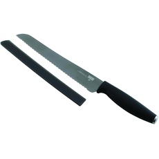 KUHN RIKON 26584 Colori Titanium Graphit Brotmesser Küchenmesser, Kunststoff, 33 x 3.5 x 2.5 cm