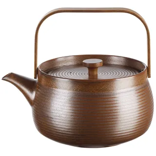ASA Teekanne mit Holzgriff, brown, 22,7 x 18,3 cm, H. 20 cm, 1,5 l.