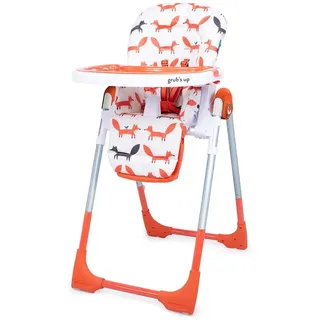 Cosatto Noodle 0+ Hochstuhl - Kompakt, höhenverstellbar, faltbar, leicht zu reinigen, ab Geburt bis 15kg (Mister Fox)