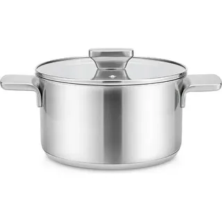 Stahltopf mit Deckel 18 cm, 2,5 l | Maestro MR-3521-18