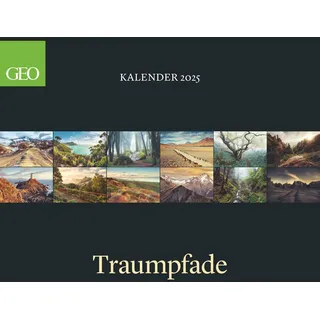 Geo Klassiker: Traumpfade 2025 - Wand-Kalender - Reise-Kalender - 60x55