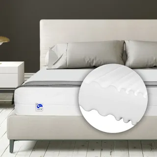 TULENA Ortho-Matratze 180x200 cm 16 cm hoch mit waschbarem Bezug - Orthopädische Unterstützung mittelfest H3