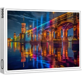raxxa Premium-Puzzle "Oberbaum Bridge Berlin", 1000 Teile