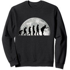 Boccia Evolution Mond Bocciakugel Boulespieler Boule Sweatshirt