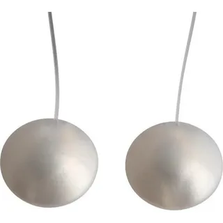 Homeware Schlaufenmagnet , Silberfarben , Metall, Kunststoff , rund , 40 cm , ISO 9001 , Heimtextilien, Vorhänge, Raffhalter & Dekospangen