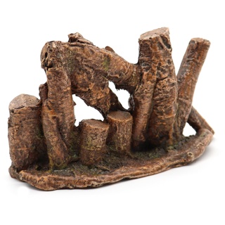 Amtra Deko Shrimp Playground Zaun für Aquarien und Meerwasseraquarien, aus Kunstharz, für Aquarien und Fischtanks, ungiftig, 12,2 x 4,8 x 7,8 cm