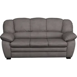 Cotta Couch Polyester 3-Sitzer Grau