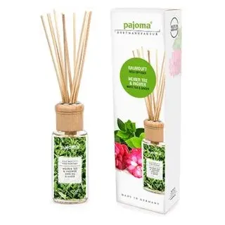 Pajoma pajoma® Raumduft 100 ml inkl. Duftstäbchen, Weißer Tee & Ingwer Flüssigkeit