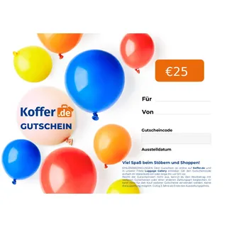 Geschenkgutschein mit Luftballons